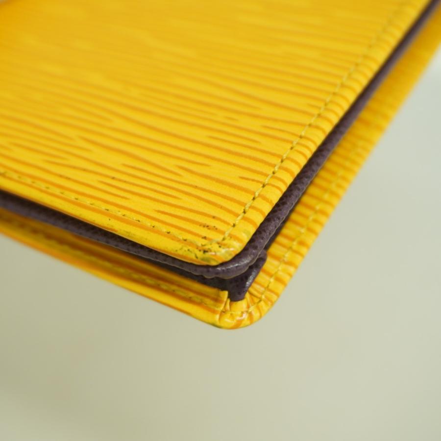 【6dd4271-k】ルイヴィトン 札入れ エピ ポルトカルトクレディ円 M63219 ジョーヌ【中古】レディース LOUIS VUITTON（ルイ・ヴィトン） 【6dd4271-k】ルイヴィトン 札入れ