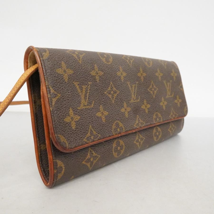【6dd4558】ルイヴィトン ショルダーバッグ モノグラム ポシェットツインGM M51852 ブラウン【中古】レディース LOUIS VUITTON（ルイ・ヴィトン） 【6dd4558】ルイヴィトン ショルダー