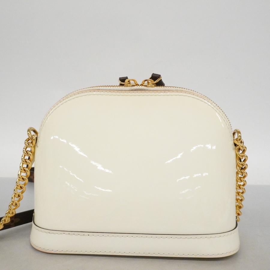 【6dd4671-k】ルイヴィトン ショルダーバッグ ヴェルニミロワール アルマミニ M52749 スノー【中古】レディース LOUIS VUITTON（ルイ・ヴィトン） 【6dd4671-k】ルイヴィトン