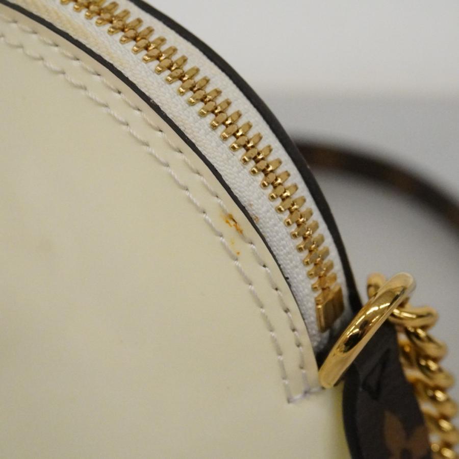 【6dd4671-k】ルイヴィトン ショルダーバッグ ヴェルニミロワール アルマミニ M52749 スノー【中古】レディース LOUIS VUITTON（ルイ・ヴィトン） 【6dd4671-k】ルイヴィトン