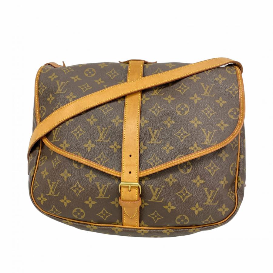 【6dd4729】ルイヴィトン ショルダーバッグ モノグラム ソミュール35 M42254 ブラウン【中古】レディース LOUIS VUITTON（ルイ・ヴィトン） 【6dd4729】ルイヴィトン ショルダー