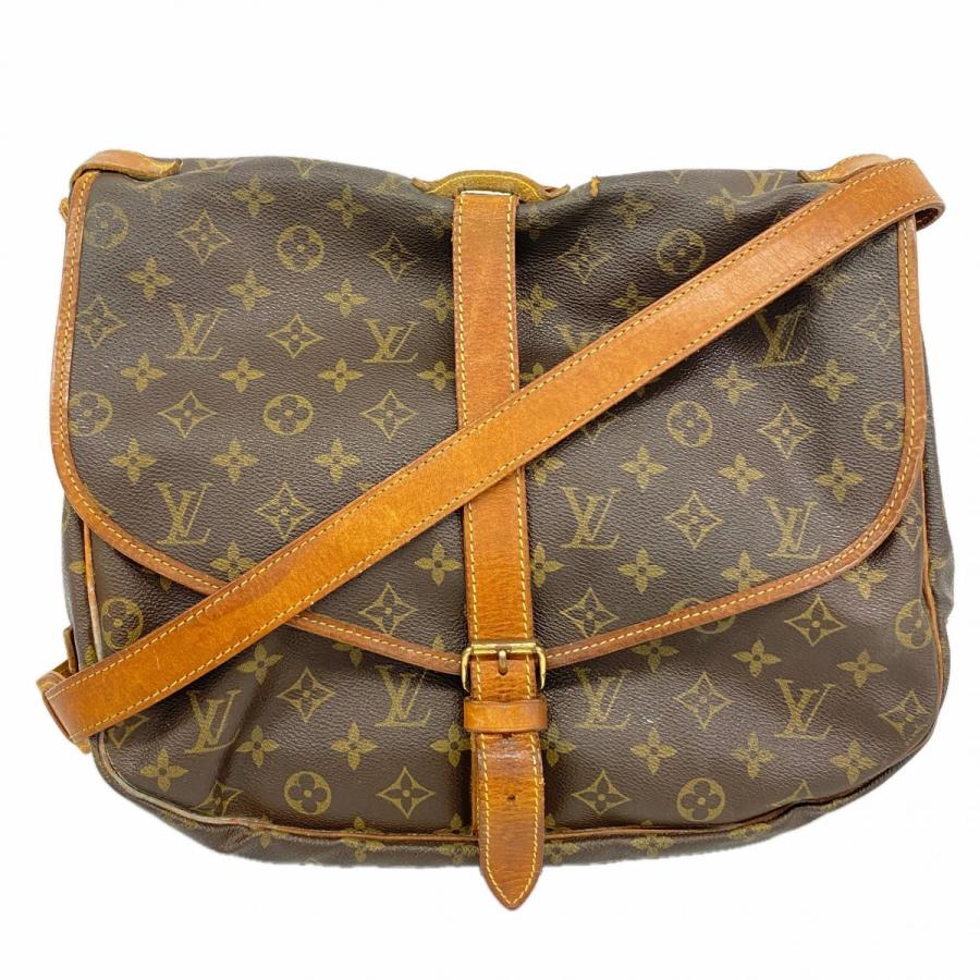 【6dd4817】ルイヴィトン ショルダーバッグ モノグラム ソミュール35 M42254 ブラウン【中古】レディース LOUIS VUITTON（ルイ・ヴィトン） 【6dd4817】ルイヴィトン ショルダー