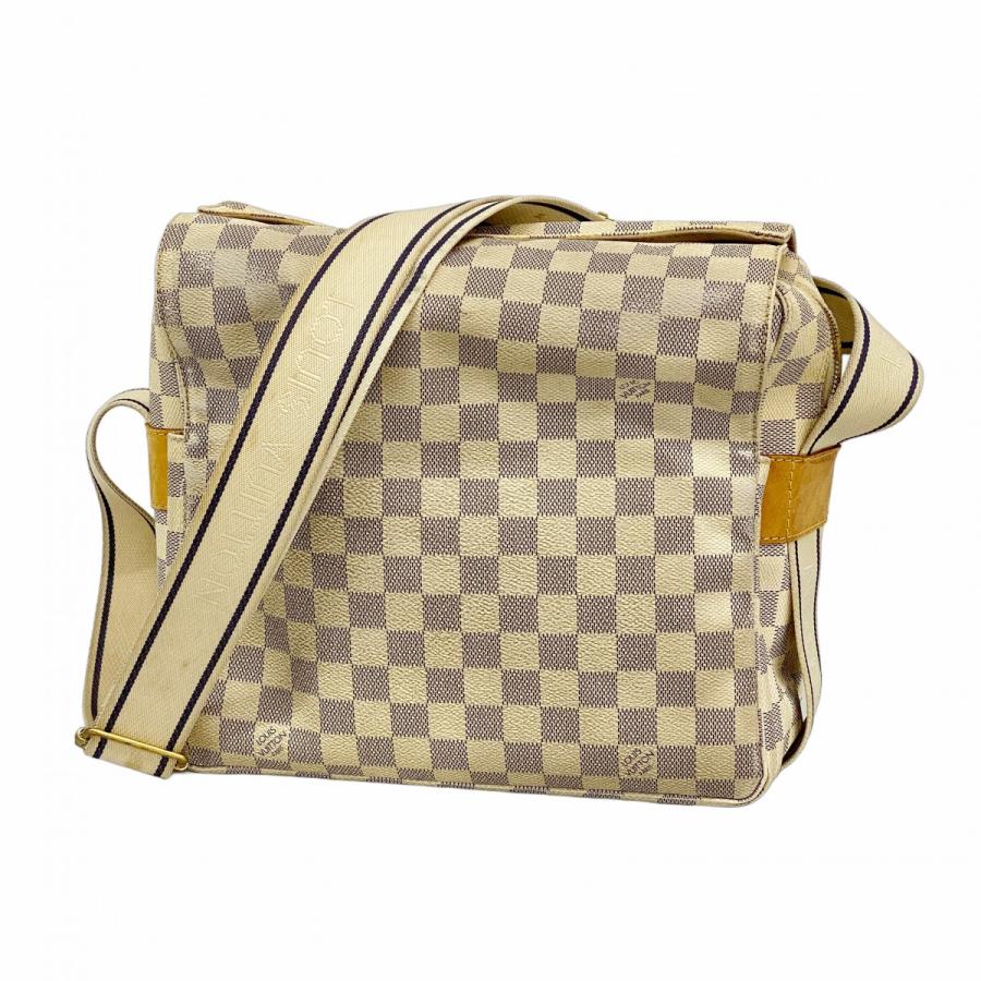 【6dd4838】ルイヴィトン ショルダーバッグ ダミエ・アズール ナヴィグリオ N51189 ホワイト【中古】レディース LOUIS VUITTON（ルイ・ヴィトン） 【6dd4838】ルイヴィトン ショルダー
