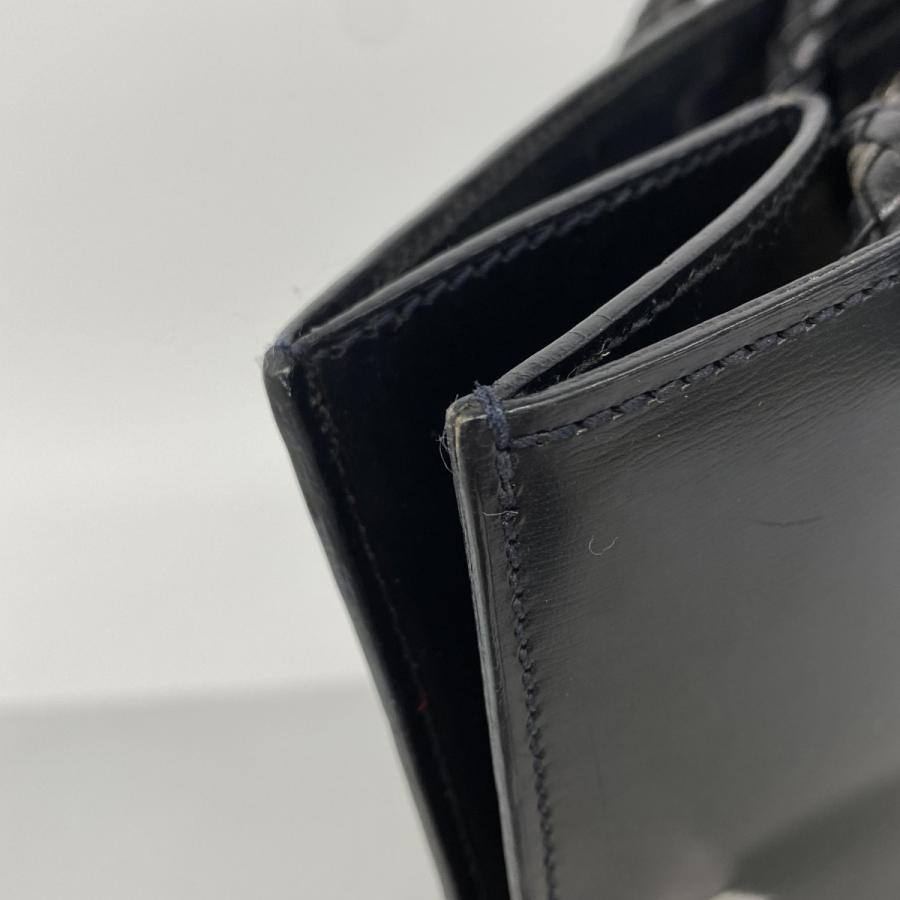 【6dd4944】カルティエ トートバッグ パンテール レザー ブラック シルバー金具【中古】レディース