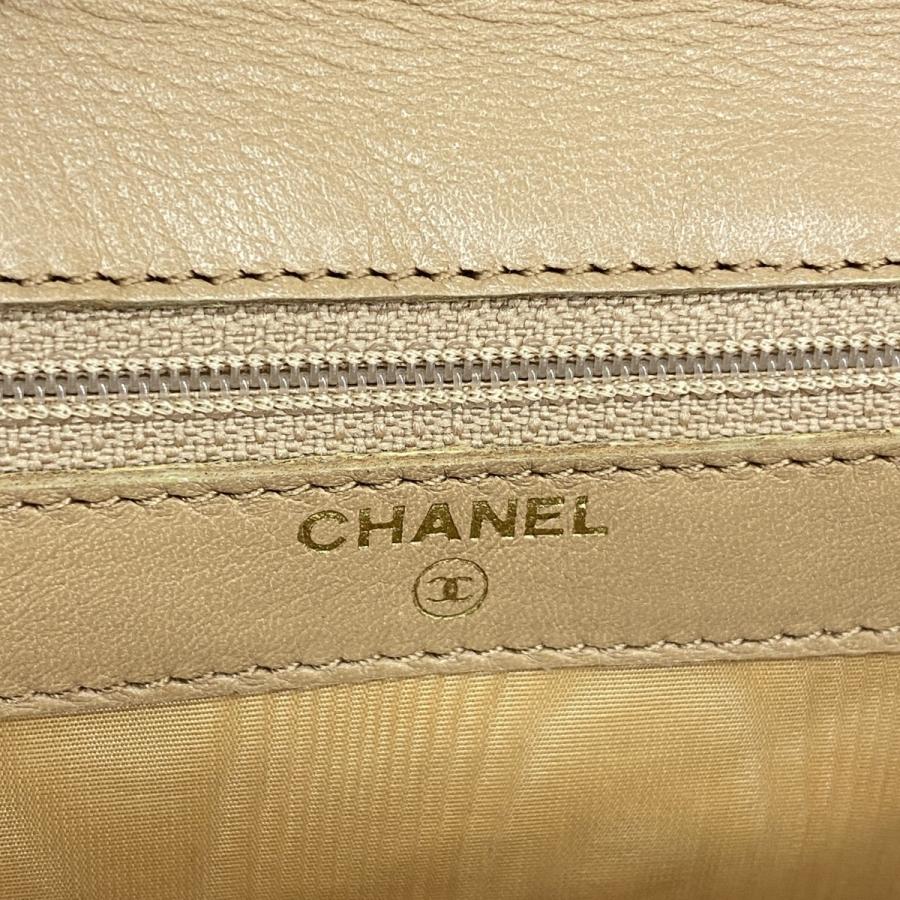 【6dd5006】シャネル 財布 キャビアスキン ブラウン ゴールド金具【中古】レディース CHANEL（シャネル） 【6dd5006】シャネル 財布 キャビアスキン
