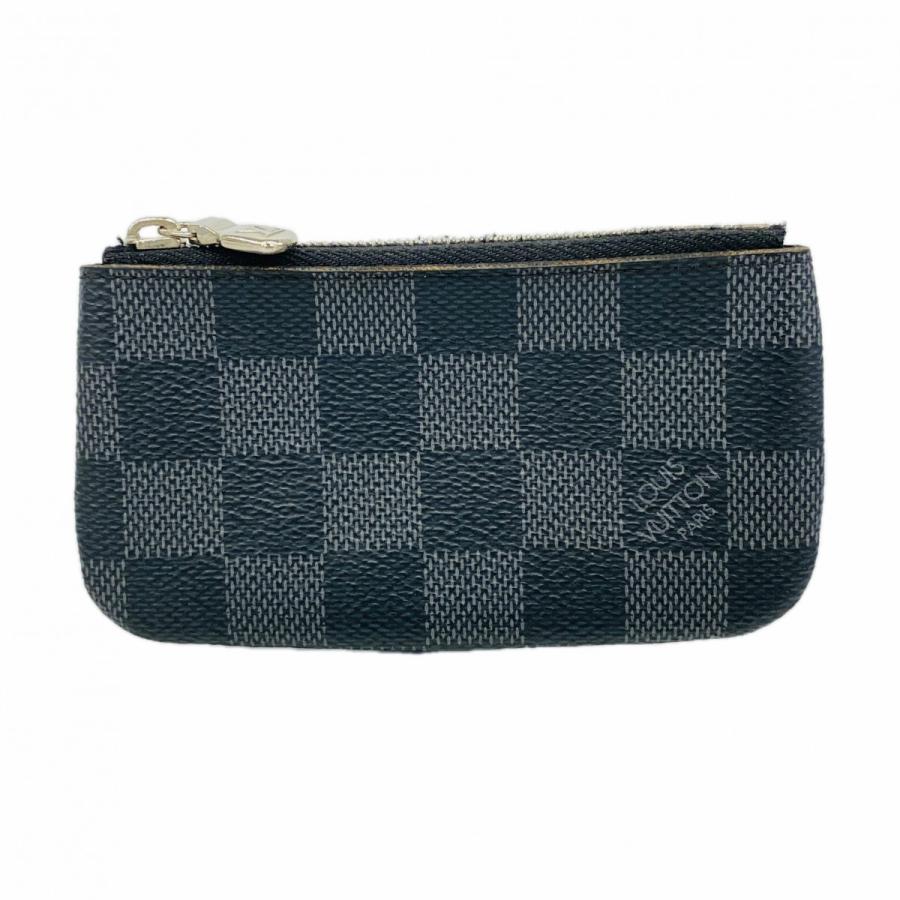 【6dd5041】ルイヴィトン ケース ダミエ・グラフィット ポシェットクレ N60155 ブラック【中古】メンズ LOUIS VUITTON（ルイ・ヴィトン） ☆最終価格 【6dd5041】ルイヴィトン