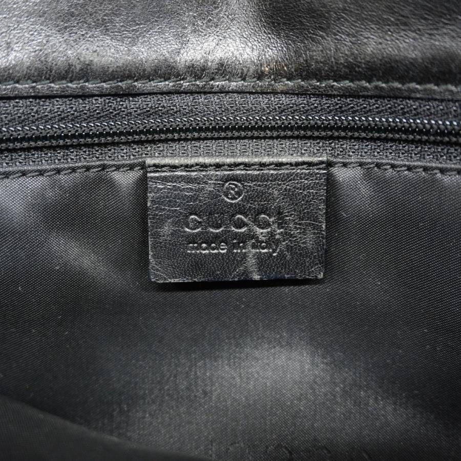 【6dd5426-k】グッチ トートバッグ GGキャンバス 002 1099 キャンバス ブラック ゴールド金具【中古】レディース