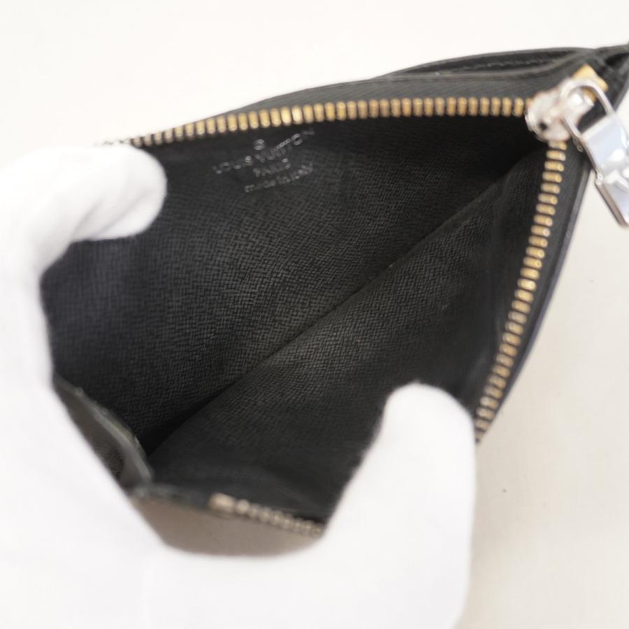 【6de5734-k】ルイヴィトン ケース モノグラム・エクリプス カードホルダー M69533 ブラック【中古】メンズ LOUIS VUITTON（ルイ・ヴィトン） 【6de5734-k】ルイヴィトン コイン