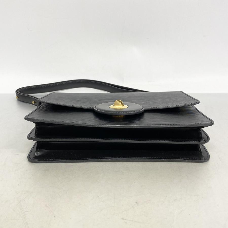 LOUIS VUITTON ルイ ヴィトン エピ フリーラン ショルダーバッグ M52402 レザー   ブラック ゴールド金具  ターンロック ビトン 【本物保証】 ルイ・ヴィトン エピ フリーラン ショルダーバッグ M52402のエピ買取の