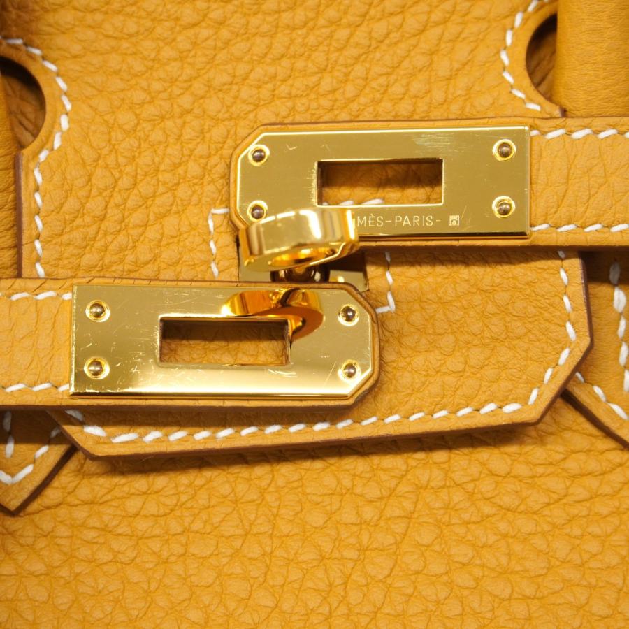 バーキン トゴ ナチュラル（ミルクティー） ゴールド金具 ハンドバッグ HERMES エルメス ハンドバッグ バーキン35 トレンチ トゴ ゴールド金具
