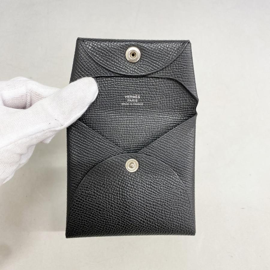 HERMES バスティア ヴォーエプソン ブラック HERMES（エルメス） 【6eb0778】エルメス コインケース バスティア