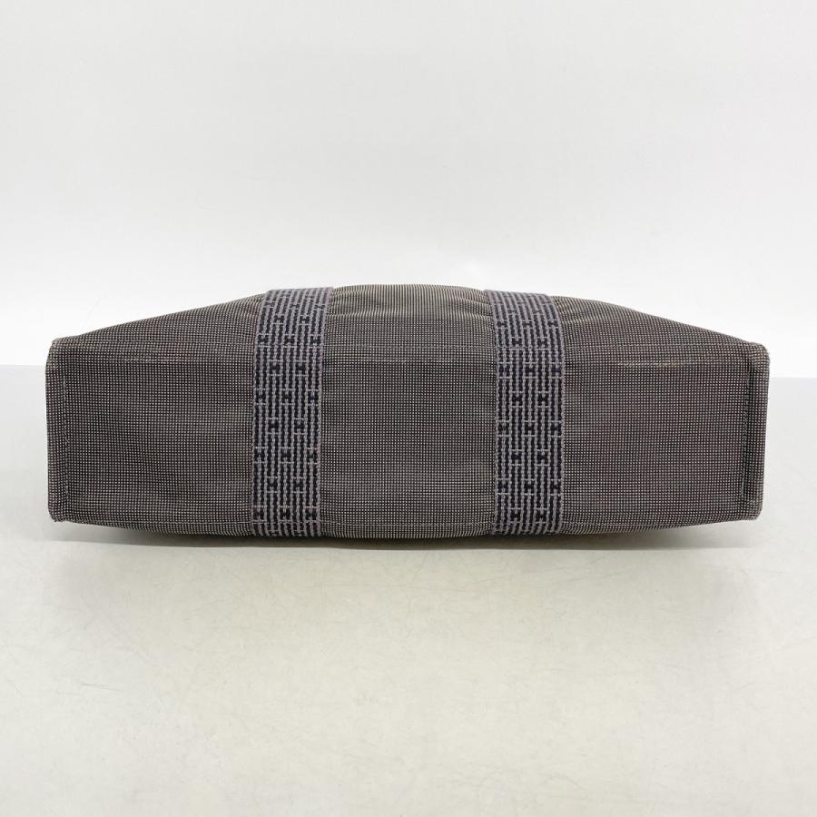【6eb0999-k】エルメス トートバッグ エールラインMM キャンバス グレー シルバー金具【中古】メンズ レディース ユニセックス_2