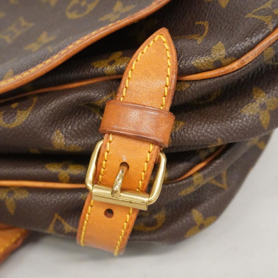 【6db1584】ルイヴィトン ショルダーバッグ モノグラム ソミュール30 M42256 ブラウン【中古】レディース LOUIS VUITTON（ルイ・ヴィトン） ソミュール30 モノグラム ショルダー