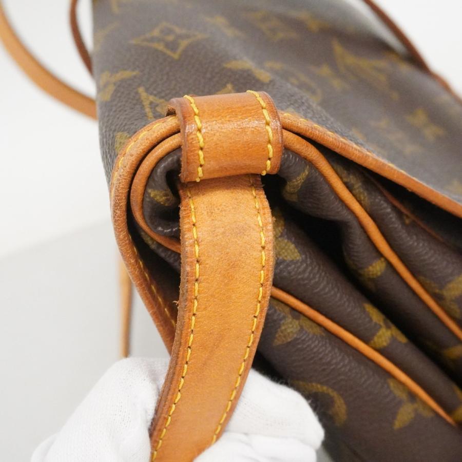 ★最終価格【6ce6384】ルイヴィトン ショルダーバッグ モノグラム ソミュール30 M42256 ブラウン【中古】レディース LOUIS VUITTON（ルイ・ヴィトン） ソミュール30 モノグラム ショルダー