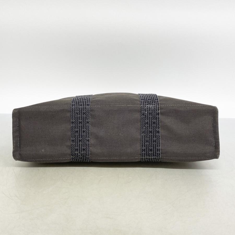 【6ee5952-k】エルメス トートバッグ エールラインMM キャンバス グレー シルバー金具【中古】メンズ レディース ユニセックス_2