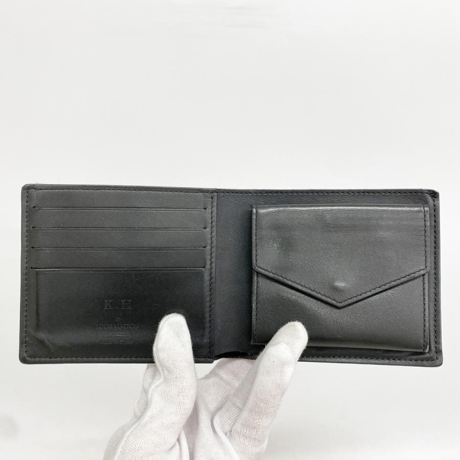 ルイヴィトン ポルトフォイユ マルコ 財布 アンフィニ ダミエ 小型 レザー 黒 LOUIS VUITTON（ルイ・ヴィトン） ☆SALE 【6hd4246-k】ルイヴィトン
