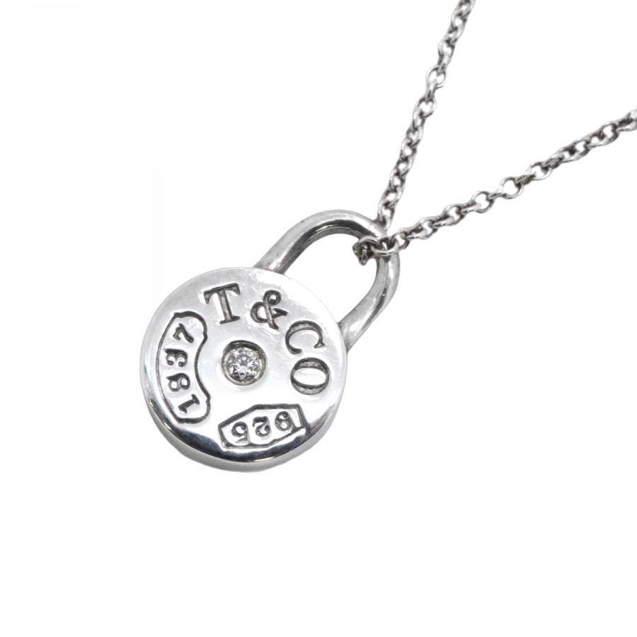 (B)Tiffany ラウンドロック シルバー チェーン チャーム ティファニー TIFFANY&Co.（ティファニー） 【6jab0483-k】ティファニー ネックレス