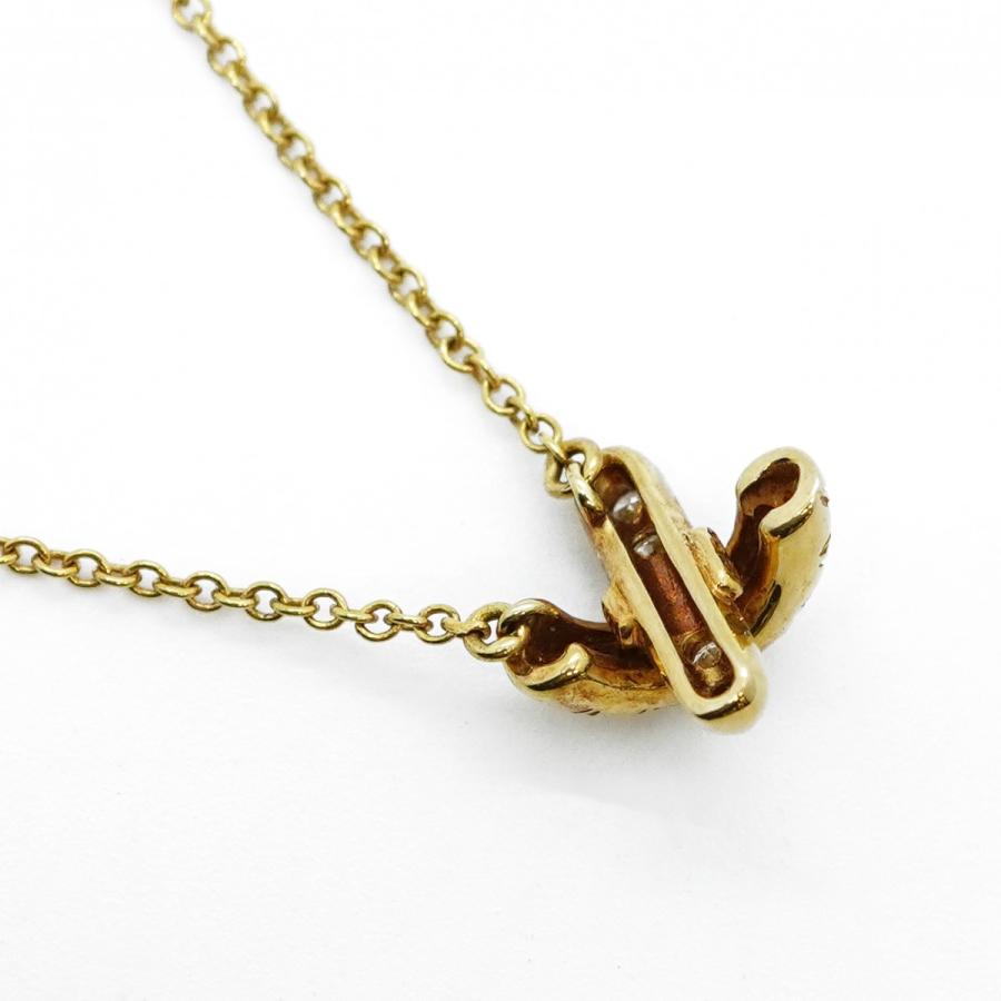 TIFFANY&Co. ティファニー クロスステッチ ネックレス 18金 K18