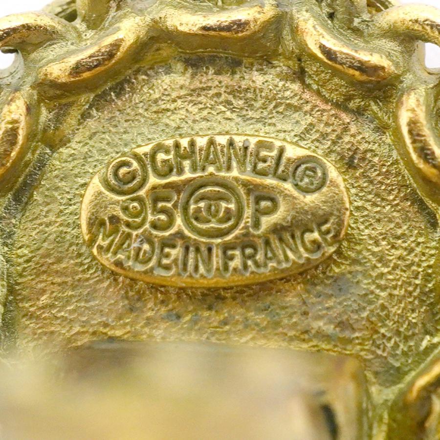 ★最終価格【6jcb0918-k】シャネル イヤリング ヴィンテージ ココマーク GPメッキ ゴールド【中古】レディース