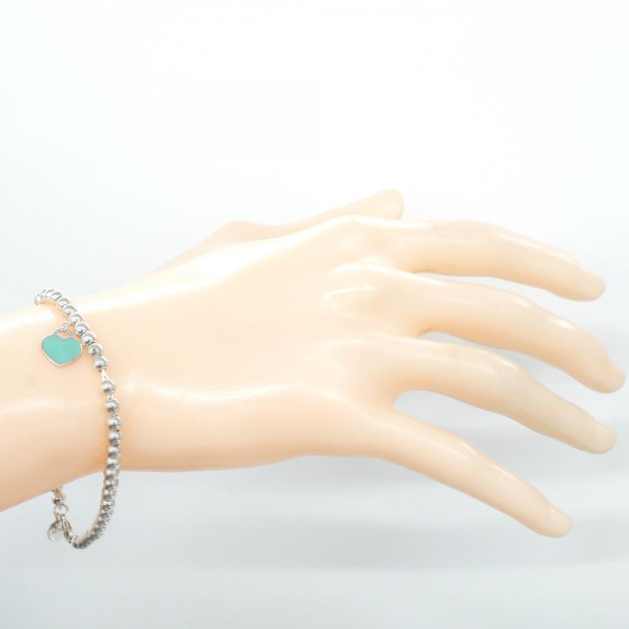 【美品】ティファニー ボール ブレスレット リターントゥ ハート 597 TIFFANY&Co.（ティファニー） 【6jdb0225-k】ティファニー
