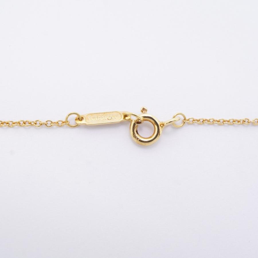 【6jdb0462】ティファニー ネックレス クロスステッチ K18YG イエローゴールド【中古】レディース_3