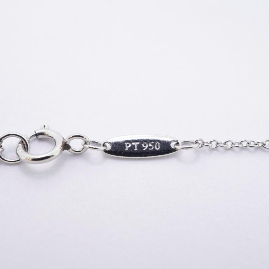 【6jdb0835】ティファニー ネックレス バイザヤード 1PD Pt950 プラチナ ダイヤモンド【中古】レディース_4