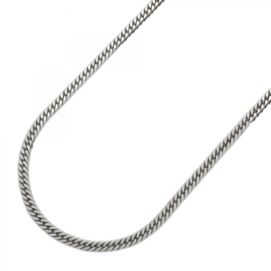 6kha0001】喜平 ネックレス Pt850 プラチナ 6面 ダブル 50.6cm 30.4g 