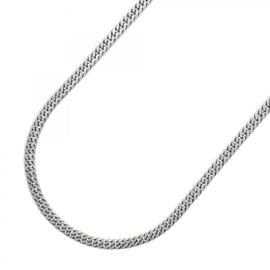 6kha0006】喜平 ネックレス Pt900 プラチナ 6面 ダブル 60.4cm 30.5g 