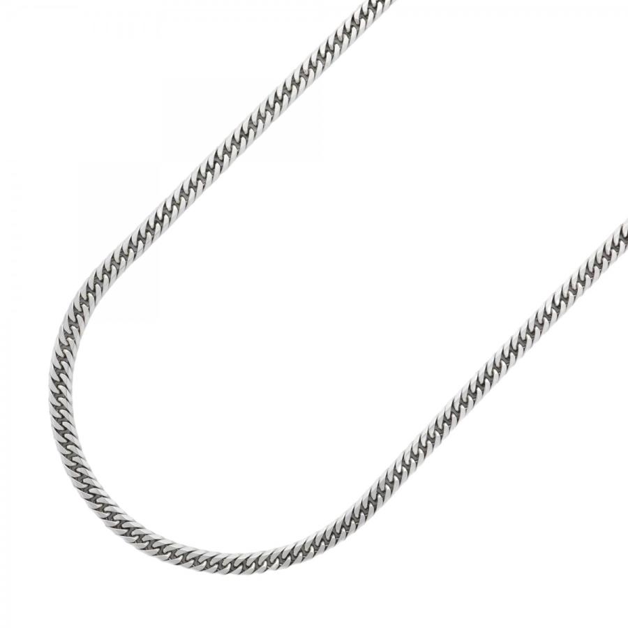 6kha0012】喜平 ネックレス Pt850 プラチナ 6面 ダブル 60.5cm 30.3g 