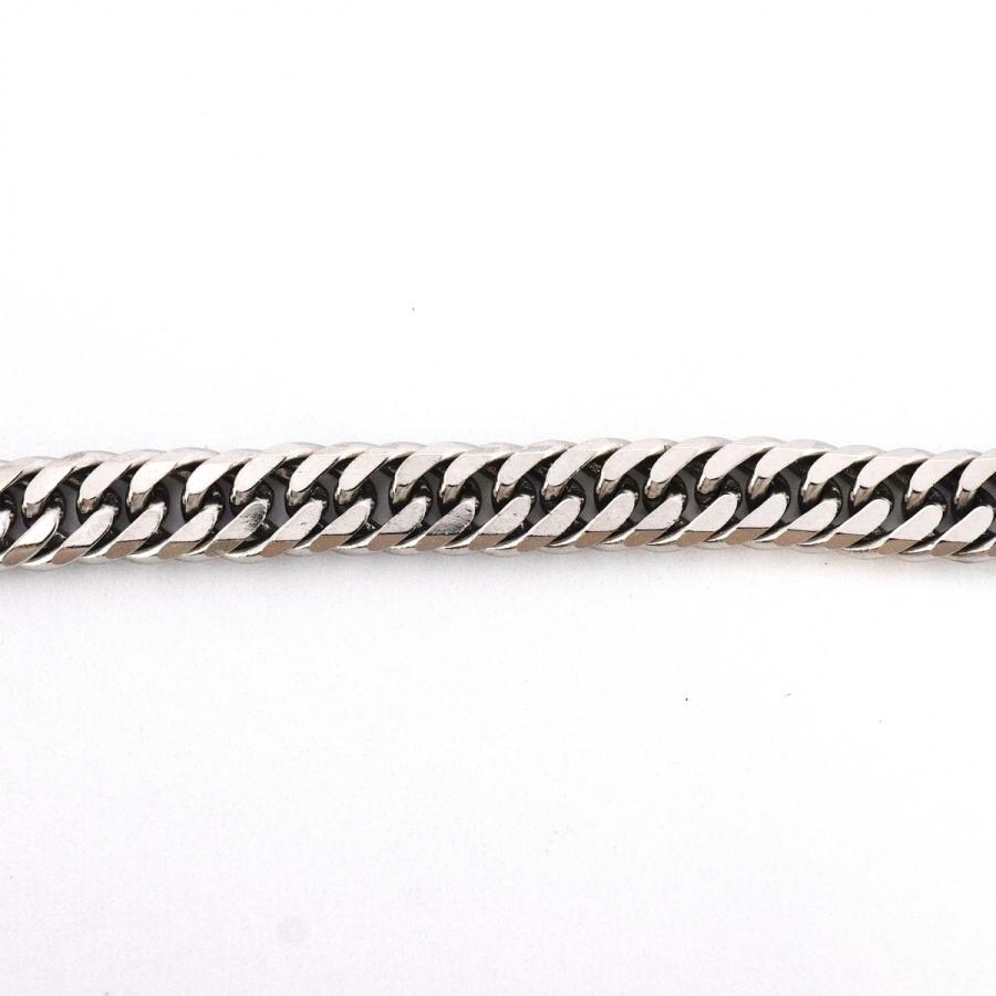 6kha0041】喜平 ネックレス Pt850 プラチナ 6面 ダブル 50.8cm 30.4g 