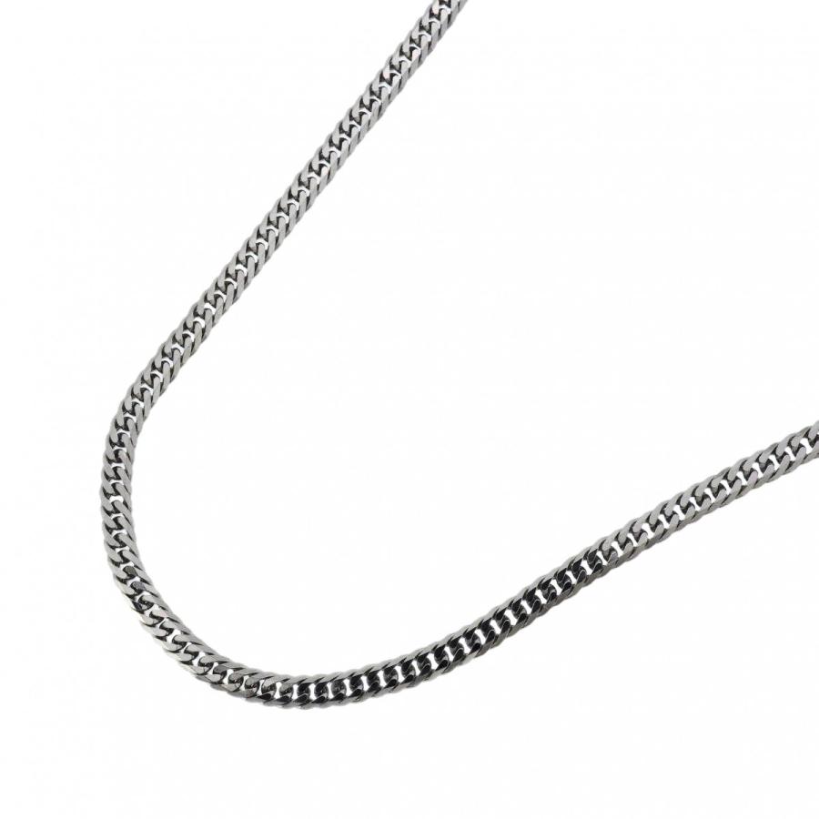 6kha0081】喜平 ネックレス Pt850 プラチナ 6面 ダブル 60.7cm 11g