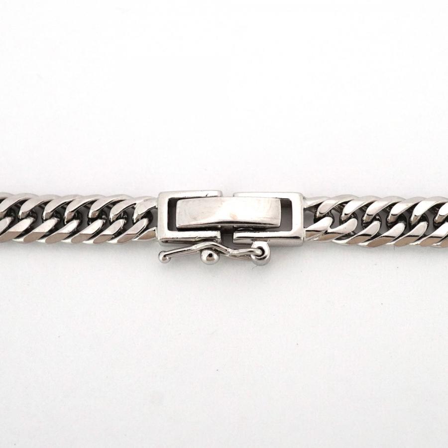 6kha0089】喜平 ネックレス Pt850 プラチナ 6面 ダブル 50.7cm 30.6g