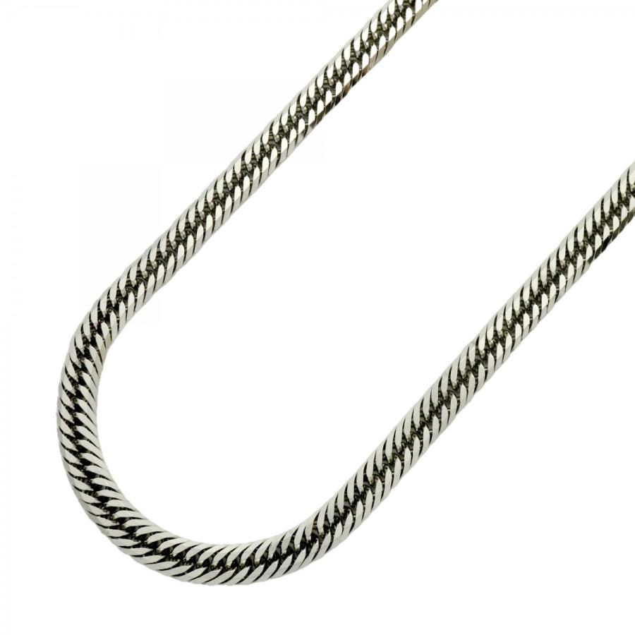 6khb0076】喜平 ネックレス Pt850 プラチナ 8面 トリプル 60.5cm 51.1g