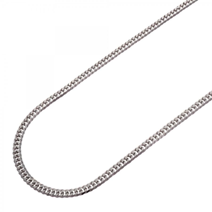 6khc0044】喜平 ネックレス Pt850 プラチナ 6面 ダブル 50.2cm 20.2g