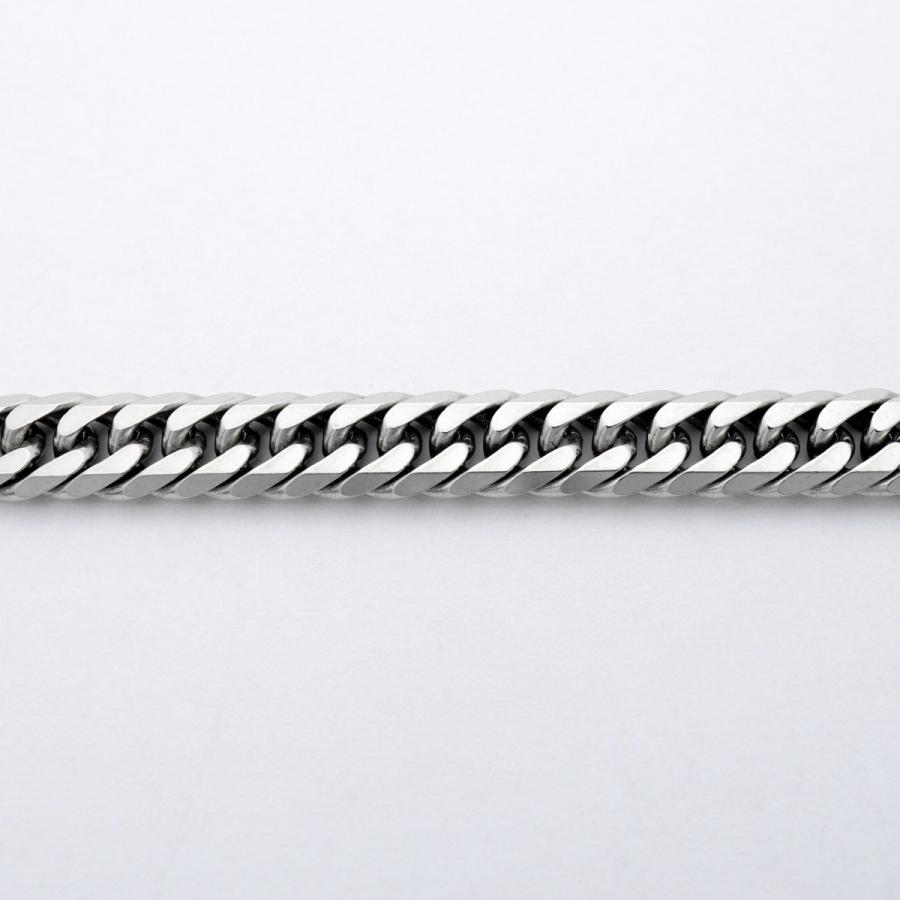 6khc0074】喜平 ネックレス Pt850 プラチナ 6面 ダブル 60.3cm 50.6g