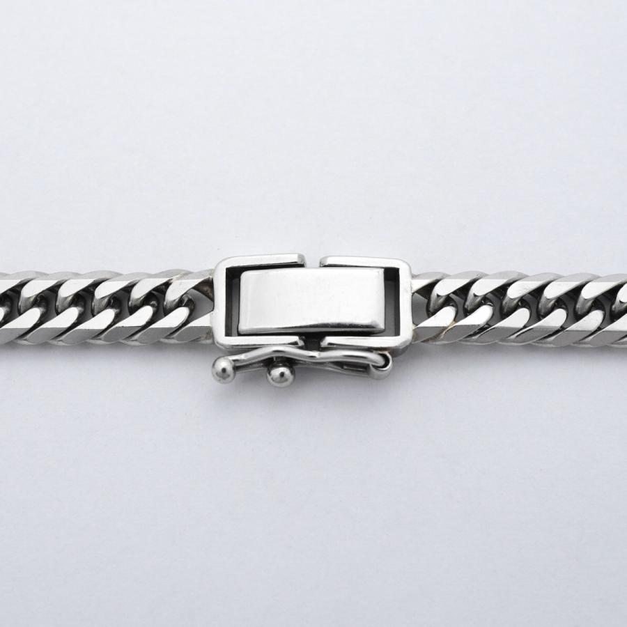 6khc0074】喜平 ネックレス Pt850 プラチナ 6面 ダブル 60.3cm 50.6g