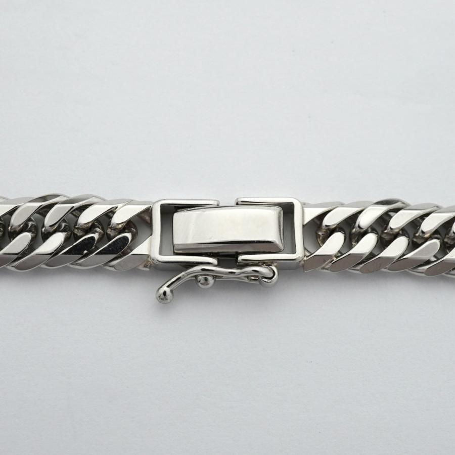 【6khd0041】喜平 ブレスレット Pt850 プラチナ 6面 ダブル 20.5cm 30.5g キヘイ【中古】メンズ レディース ユニセックス_2