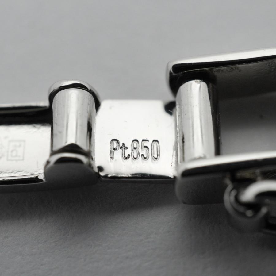 【6khd0041】喜平 ブレスレット Pt850 プラチナ 6面 ダブル 20.5cm 30.5g キヘイ【中古】メンズ レディース ユニセックス_6