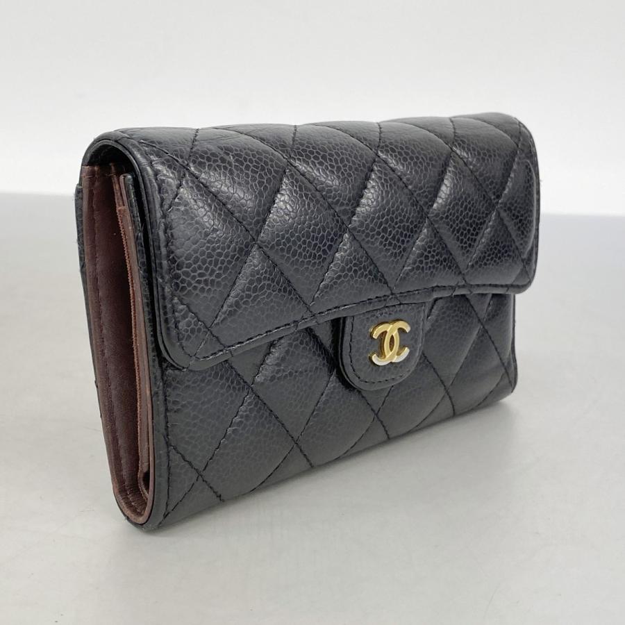 CHANEL（シャネル） 【6eb0705-k】シャネル 三つ折り財布 マトラッセ