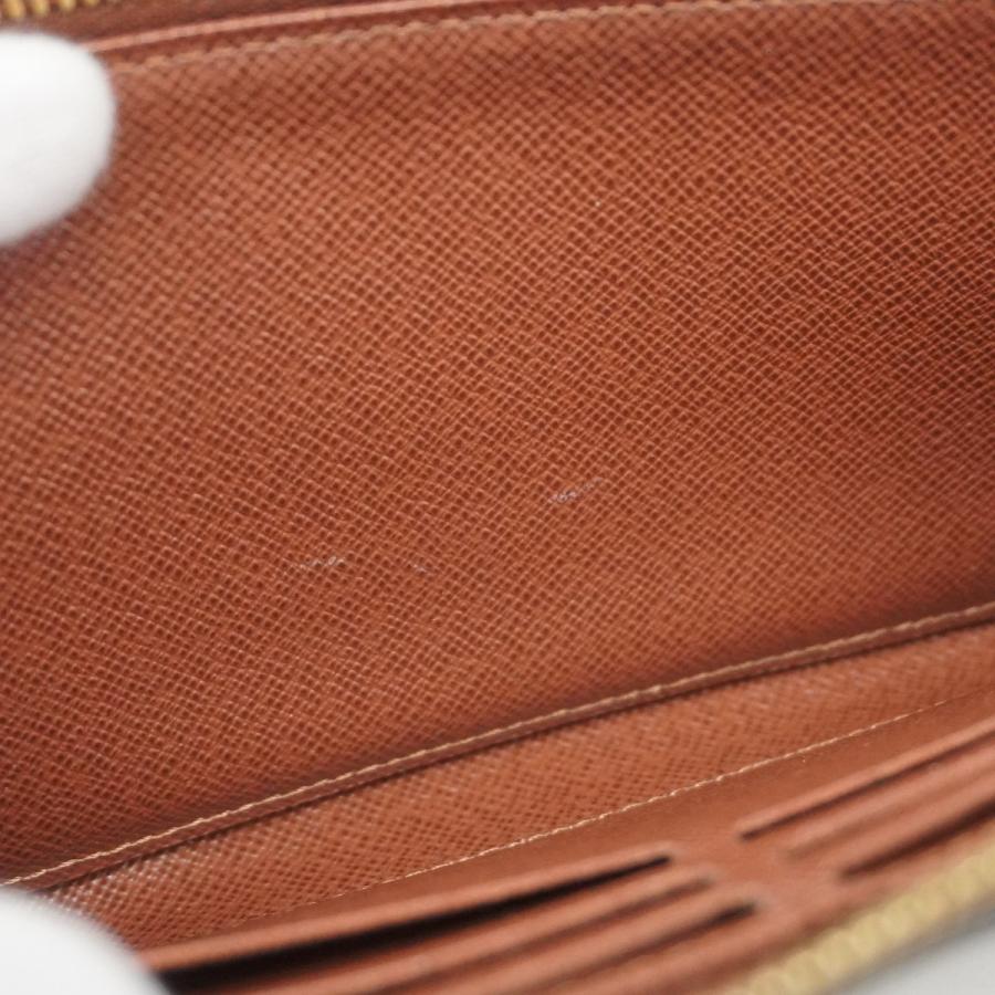 ルイヴィトン ジッピーウォレット 長財布 モノグラム ブラウン ラウンドジップ LOUIS VUITTON - LOUIS VUITTON ルイ・ヴィトン ラウンド長財布