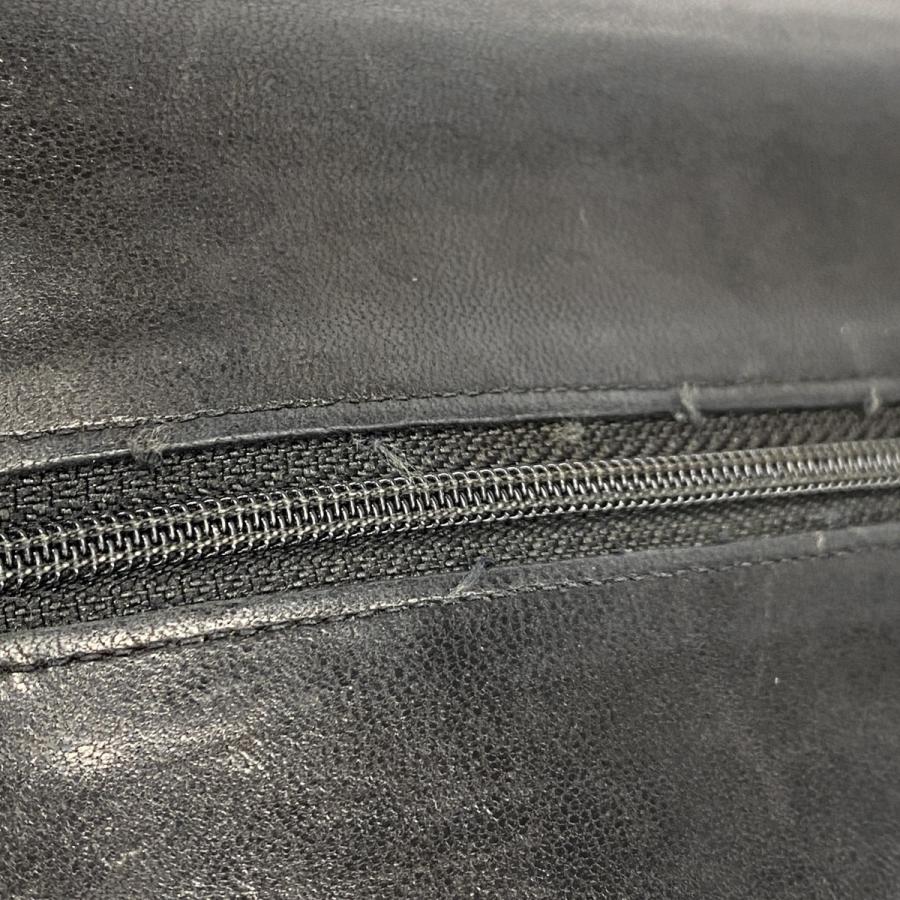 CHANEL 【5ge6246-h】シャネル 長札入れ ラムスキン ブラック ゴールド  