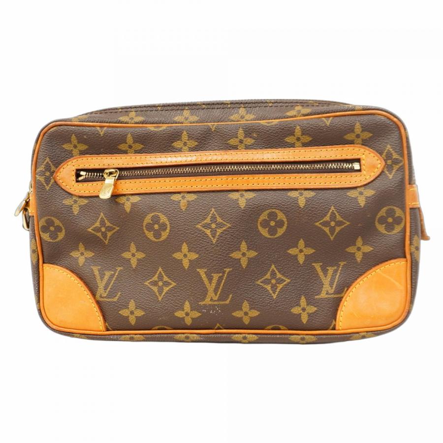 M05/005 ルイヴィトン クラッチバッグ ブラウン系 LV ルイ・ヴィトン クラッチバッグ セカンドバッグ メンズ