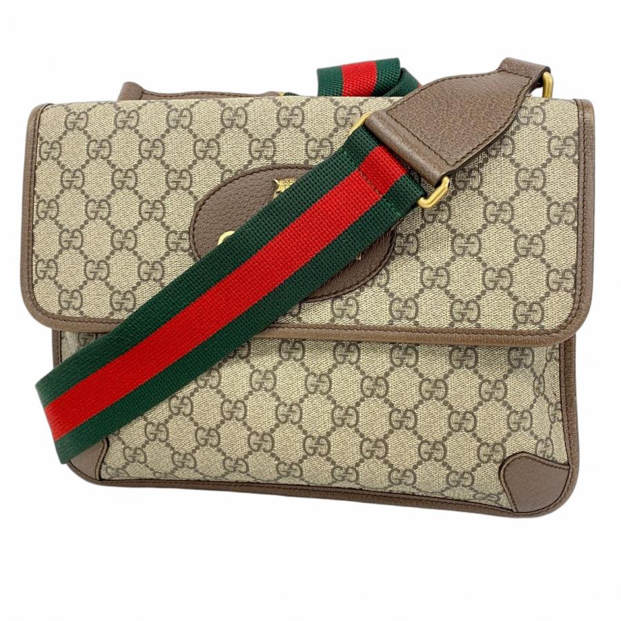 グッチ　メッセンジャーバッグ　GGスプリーム　ショルダーバッグ　シェリーライン グッチ GUCCI GG スプリーム シェリーライン ショルダーバッグ