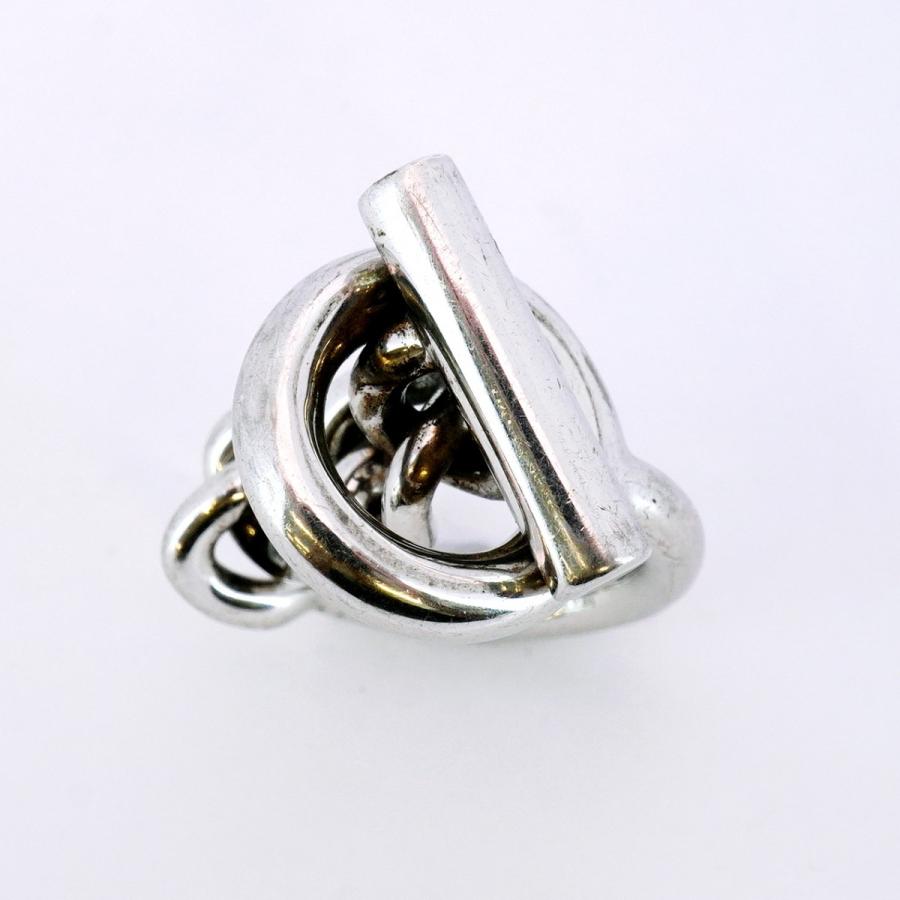 HERMES 【5jhb0604】エルメス リング クロワゼット シルバー925 ＃48 
