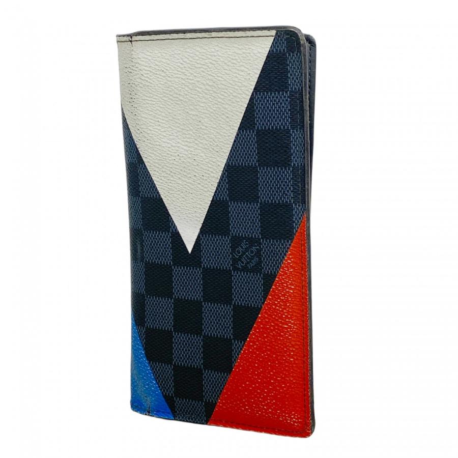 □LOUIS VUITTON□ダミエ コバルト ポルトフォイユ ブラザ ルイ