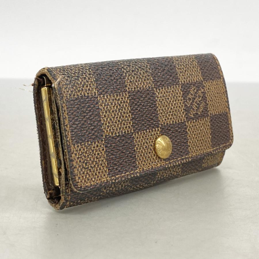 新品未使用　ルイヴィトン　キーケース　ダミエ　エベヌ　ミュルティクレ　正規品 ルイヴィトン ダミエ エベヌ ミュルティクレ4 キーケース4連