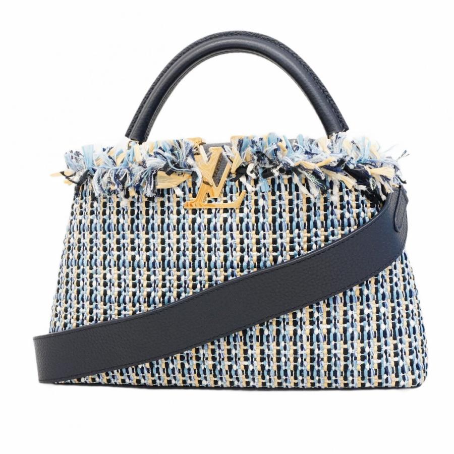 ルイヴィトン カプシーヌMMトリヨン ネイビー