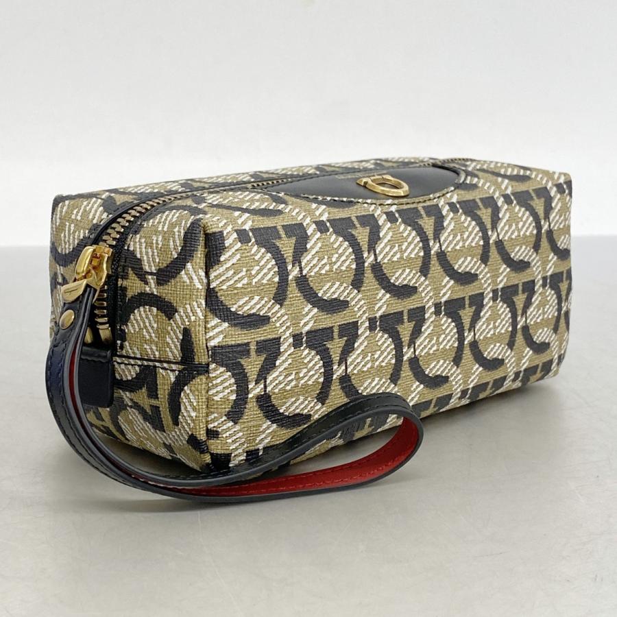 FERRAGAMO 【5id4972】サルヴァトーレフェラガモ ポーチ ガンチーニ  