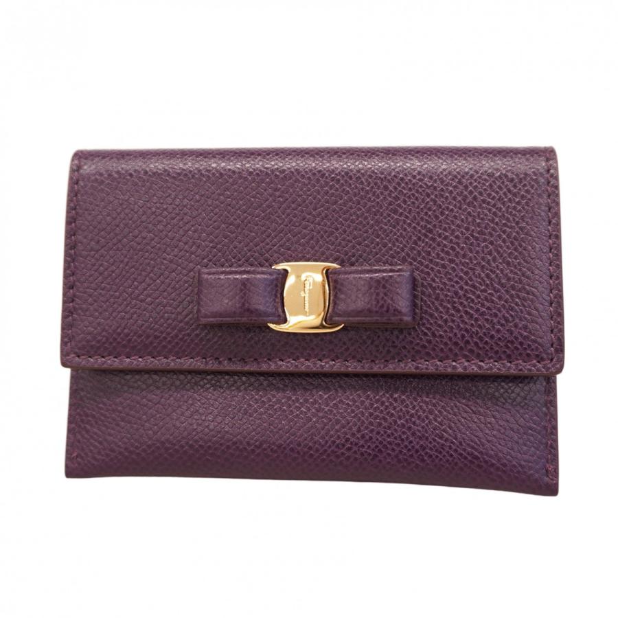 FERRAGAMO 【5id5002】サルヴァトーレフェラガモ カードケース ヴァラ  