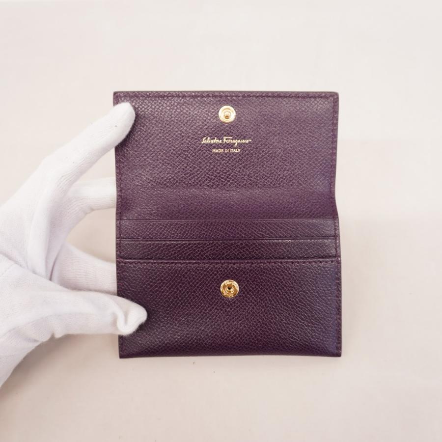 FERRAGAMO 【5id5002】サルヴァトーレフェラガモ カードケース ヴァラ  